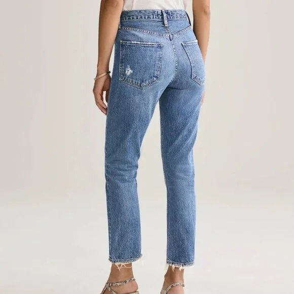 AGOLDE Riley High Rise Straight Crop - Picture 3 of 7